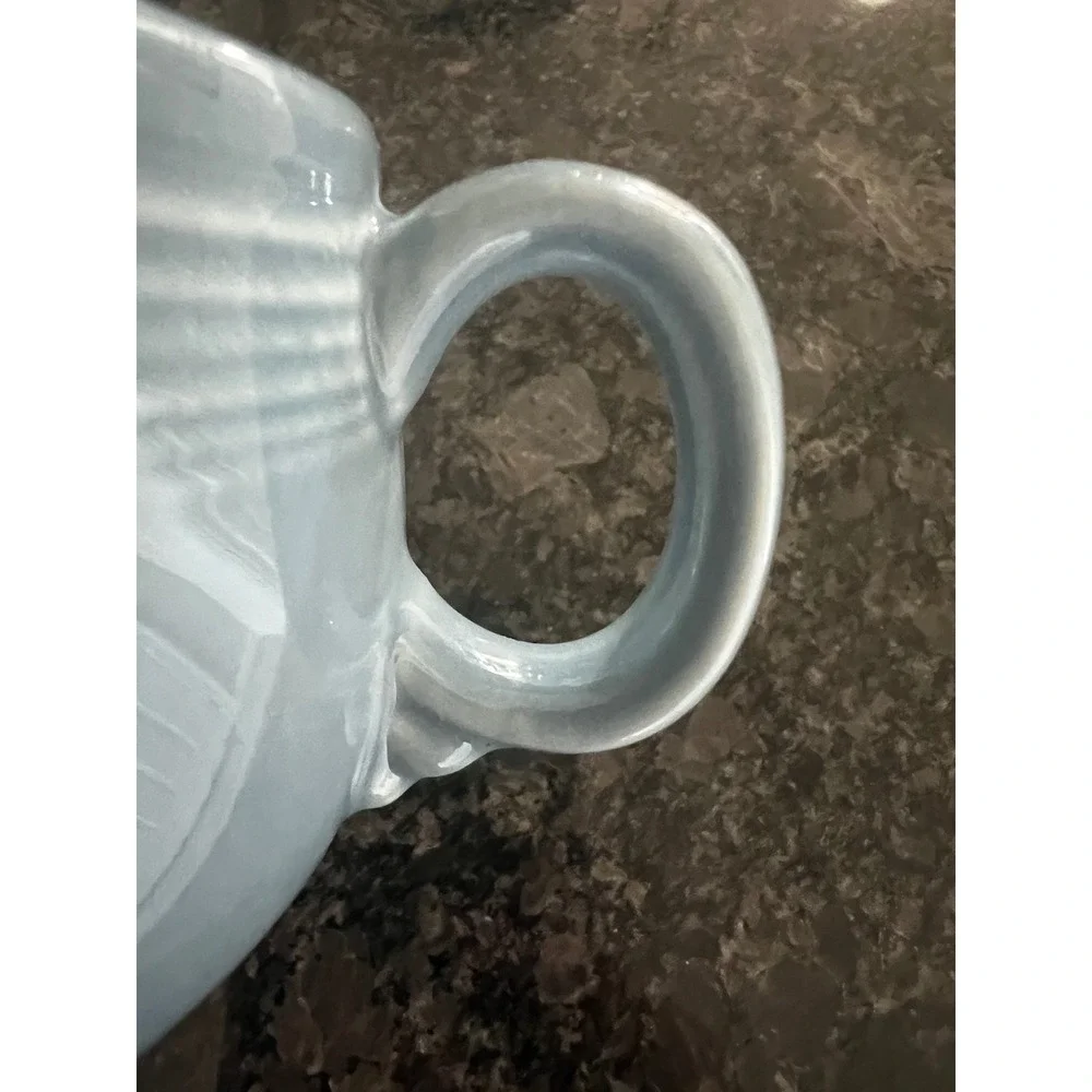 Fiesta Light Blue Periwinkle Sugar Bowl‎ Creamer Pitcher Set Ceramic